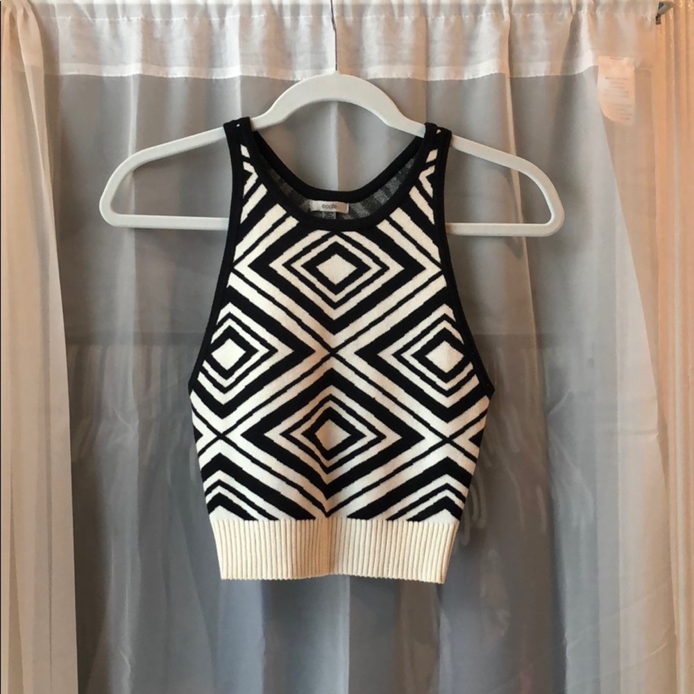Black and white top